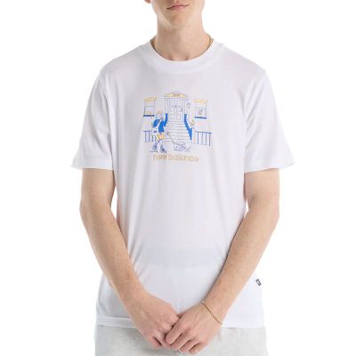 New Balance - T-shirt męski sportowy na wiosnę ze sklepu: streetstyle24.pl w kategorii: T-shirty męskie - zdjęcie E12E2BE-C1C-9438_3242850