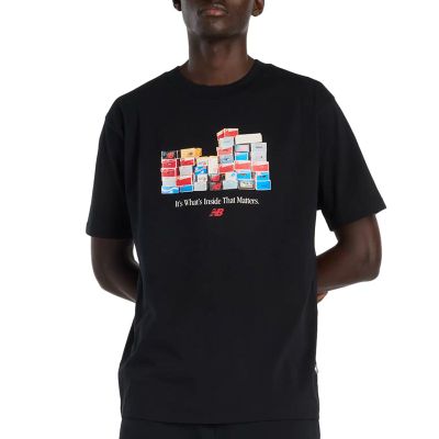 T-shirt męski w stylu młodzieżowym New Balance ze sklepu: streetstyle24.pl w kategorii: T-shirty męskie - zdjęcie E12E2BE-C1C-9438_3243140