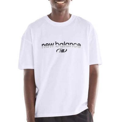 T-shirt męski na wiosnę New Balance ze sklepu: streetstyle24.pl w kategorii: T-shirty męskie