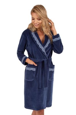 Vivisence - Szlafrok damski elegancki ze sklepu: kontri.pl w kategorii: Szlafroki damskie - zdjęcie E1A5966-47C-7221_13586
