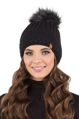 Czapka zimowa damska casual Vivisence ze sklepu: kontri.pl w kategorii: Czapki zimowe damskie - zdjęcie E1A5966-47C-7221_15312
