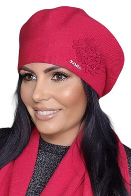 Beret damski Kamea ze sklepu: kontri.pl w kategorii: Berety damskie - zdjęcie E1A5966-47C-7221_19414