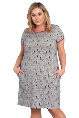 Koszula nocna w nadruki Italian Fashion ze sklepu: kontri.pl w kategorii: Koszule nocne - zdjęcie E1A5966-47C-7221_20715