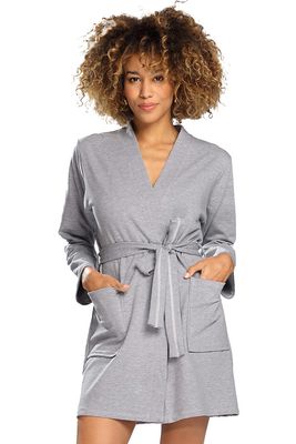 Szlafrok damski casual DKAREN ze sklepu: kontri.pl w kategorii: Szlafroki damskie - zdjęcie E1A5966-47C-7221_21786
