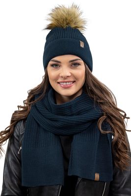 Komplet czapka i szalik Vivisence ze sklepu: kontri.pl w kategorii: Komplety czapka i szalik damskie - zdjęcie E1A5966-47C-7221_22430