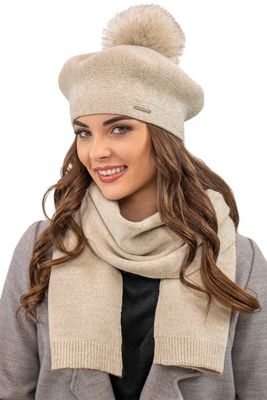 Vivisence - Komplet czapka i szalik ze sklepu: kontri.pl w kategorii: Komplety czapka i szalik damskie - zdjęcie E1A5966-47C-7221_22579