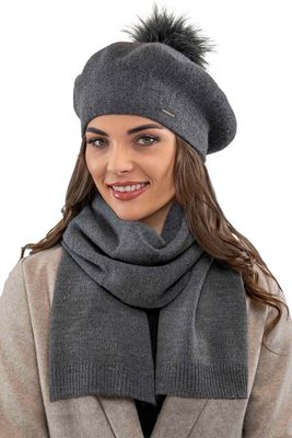 Komplet czapka i szalik Vivisence ze sklepu: kontri.pl w kategorii: Komplety czapka i szalik damskie - zdjęcie E1A5966-47C-7221_22583