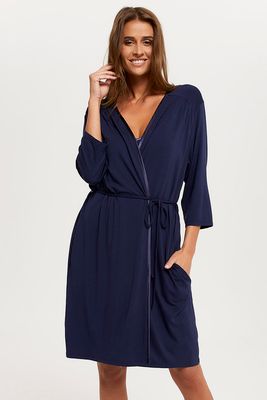 Szlafrok damski elegancki Italian Fashion ze sklepu: kontri.pl w kategorii: Szlafroki damskie - zdjęcie E1A5966-47C-7221_22883