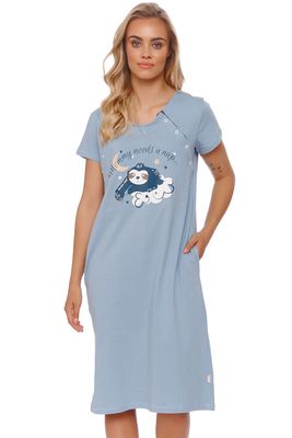 Koszula nocna w nadruki Doctor Nap ze sklepu: kontri.pl w kategorii: Koszule nocne - zdjęcie E1A5966-47C-7221_23288