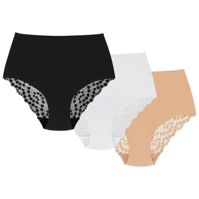 Majtki damskie z koronką casual Wol-Bar ze sklepu: kontri.pl w kategorii: Majtki damskie - zdjęcie E1A5966-47C-7221_23640