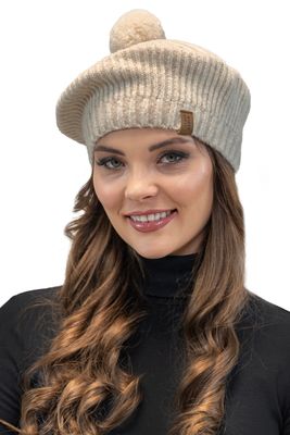 Beret damski Vivisence ze sklepu: kontri.pl w kategorii: Berety damskie - zdjęcie E1A5966-47C-7221_26111