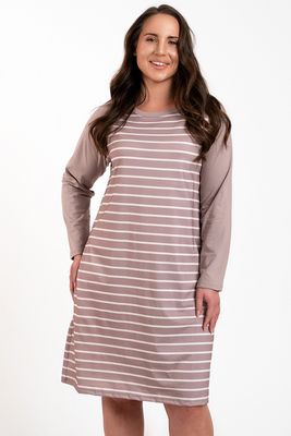 Koszula nocna w paski Italian Fashion ze sklepu: kontri.pl w kategorii: Koszule nocne - zdjęcie E1A5966-47C-7221_27458