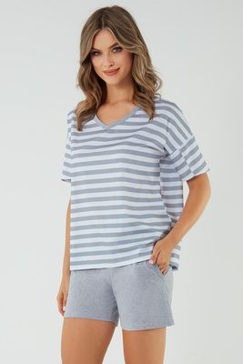Piżama w paski Italian Fashion ze sklepu: kontri.pl w kategorii: Piżamy damskie - zdjęcie E1A5966-47C-7221_28849