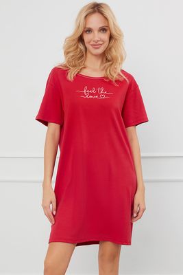 Koszula nocna z nadrukami Italian Fashion ze sklepu: kontri.pl w kategorii: Koszule nocne