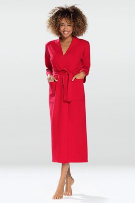 Szlafrok damski elegancki DKAREN ze sklepu: kontri.pl w kategorii: Szlafroki damskie - zdjęcie E1A5966-47C-7221_35705