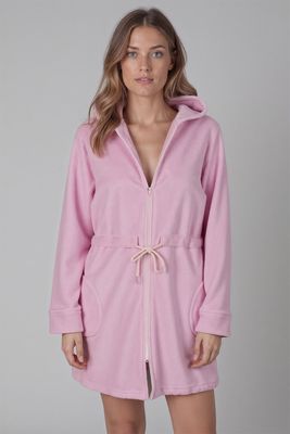 Szlafrok damski casual bez wzorów Vivisence ze sklepu: kontri.pl w kategorii: Szlafroki damskie - zdjęcie E1A5966-47C-7221_37572