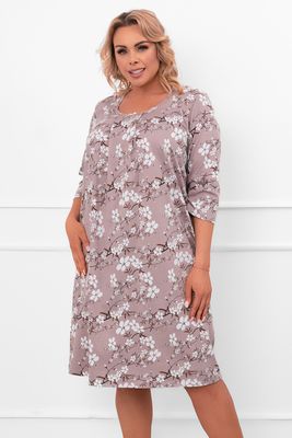 Koszula nocna casual w kwiaty Italian Fashion ze sklepu: kontri.pl w kategorii: Koszule nocne