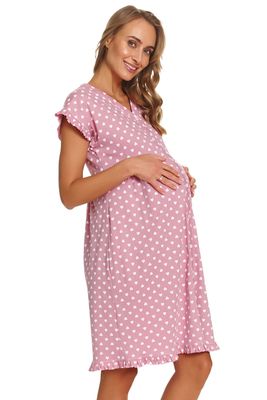 Doctor Nap - Koszula nocna w groszki ze sklepu: kontri.pl w kategorii: Koszule nocne - zdjęcie E1A5966-47C-7221_40329