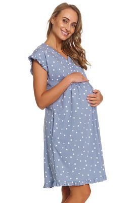 Koszula nocna w groszki Doctor Nap ze sklepu: kontri.pl w kategorii: Koszule nocne - zdjęcie E1A5966-47C-7221_40330