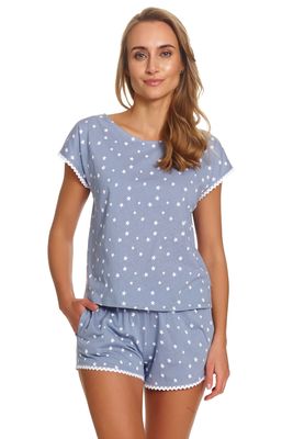 Piżama w grochy casual Doctor Nap ze sklepu: kontri.pl w kategorii: Piżamy damskie - zdjęcie E1A5966-47C-7221_40440