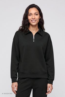 czarny Bluza damska casual Vivisence ze sklepu: kontri.pl w kategorii: Bluzy damskie