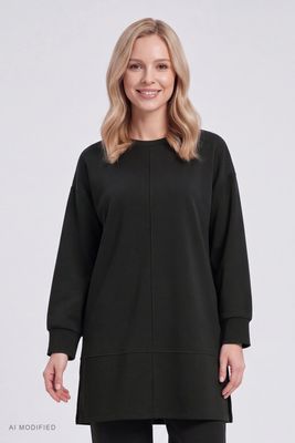 czarny Bluza damska Vivisence ze sklepu: kontri.pl w kategorii: Bluzy damskie
