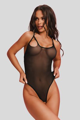 Obsessive - Body damskie eleganckie gładkie ze sklepu: kontri.pl w kategorii: Body damskie