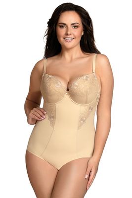 Body damskie z haftem Vivisence ze sklepu: kontri.pl w kategorii: Body damskie