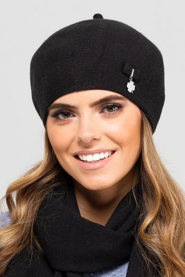 Czapka zimowa damska casual Kamea ze sklepu: kontri.pl w kategorii: Czapki zimowe damskie - zdjęcie E1A5966-47C-7221_9557