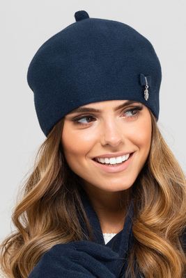 Czapka zimowa damska jesienny Kamea ze sklepu: kontri.pl w kategorii: Czapki zimowe damskie - zdjęcie E1A5966-47C-7221_9558
