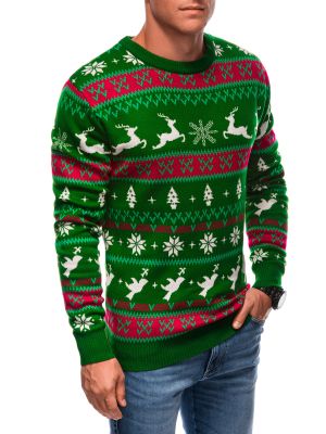 Sweter męski w stylu młodzieżowym zimowy ze sklepu: Edoti w kategorii: Swetry męskie - zdjęcie F4E56DB-49F-8620_EM-SWOS-0104