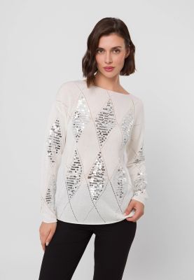 Molton - Sweter damski ze sklepu: Molton w kategorii: Swetry damskie - zdjęcie FE81C0-28E-12733_16421