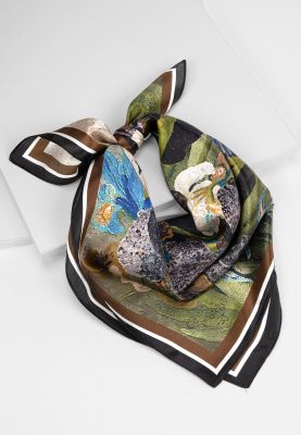 Szalik/chusta w kwiaty casual Molton ze sklepu: Molton w kategorii: Szaliki i chusty damskie - zdjęcie FE81C0-28E-12733_17203