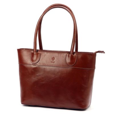 Shopper bag elegancka Florence ze sklepu: lenaodniemowlakadoszkolniaka.pl w kategorii: Torby Shopper bag - zdjęcie WP-ADS-EIZXLPRXZ_328610