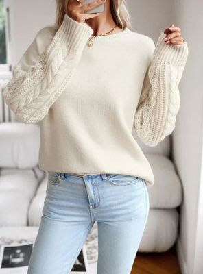 Sweter damski casual Intimica ze sklepu: Intimica.pl w kategorii: Swetry damskie - zdjęcie WP-ADS-RTKIFPPPR_9286868304201