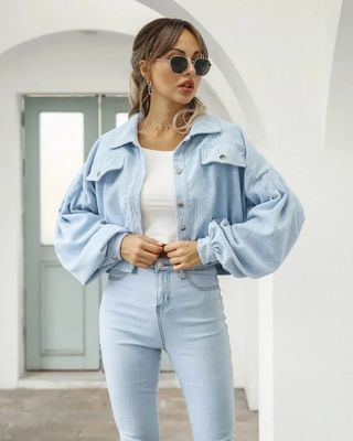 Kurtka damska wiosenna casual Intimica ze sklepu: Intimica.pl w kategorii: Kurtki damskie - zdjęcie WP-ADS-RTKIFPPPR_9316377854281