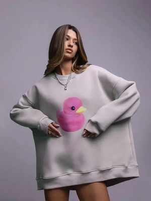 Bluza damska jesienna w stylu młodzieżowym Intimica ze sklepu: Intimica.pl w kategorii: Bluzy damskie - zdjęcie WP-ADS-RTKIFPPPR_9418919215433