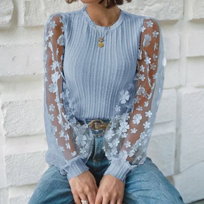 Bluzka damska casual jesienna Intimica ze sklepu: Intimica.pl w kategorii: Bluzki damskie - zdjęcie WP-ADS-RTKIFPPPR_9475376349513