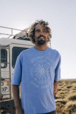 T-shirt męski młodzieżowy na wiosnę Surf Inc. ze sklepu: Surf Inc w kategorii: T-shirty męskie - zdjęcie WP-ADS-UGZXOURBE_1234
