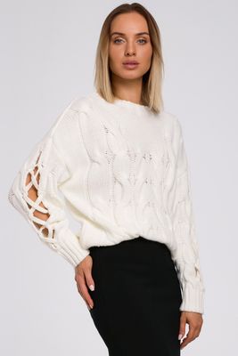 Sweter damski casual Moe ze sklepu: Cudmoda w kategorii: Swetry damskie - zdjęcie WP-ADS-ZJHDFTVFS_10185