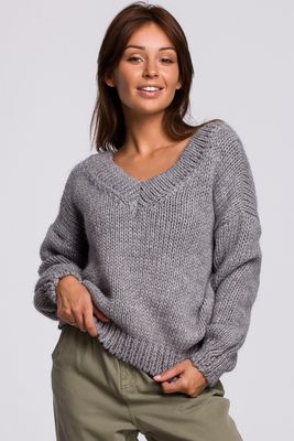 Sweter damski na zimę BE Knitwear ze sklepu: Cudmoda w kategorii: Swetry damskie - zdjęcie WP-ADS-ZJHDFTVFS_10442