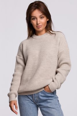 Sweter damski na zimę BE Knitwear ze sklepu: Cudmoda w kategorii: Swetry damskie - zdjęcie WP-ADS-ZJHDFTVFS_10466