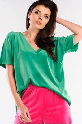 Bluzka damska casual AWAMA ze sklepu: Cudmoda w kategorii: Bluzki damskie - zdjęcie WP-ADS-ZJHDFTVFS_12257