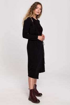 BeWear - Sukienka prosta jesienna ze sklepu: Cudmoda w kategorii: Sukienki - zdjęcie WP-ADS-ZJHDFTVFS_12722