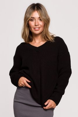 Sweter damski casual na zimę BE Knitwear ze sklepu: Cudmoda w kategorii: Swetry damskie - zdjęcie WP-ADS-ZJHDFTVFS_12900
