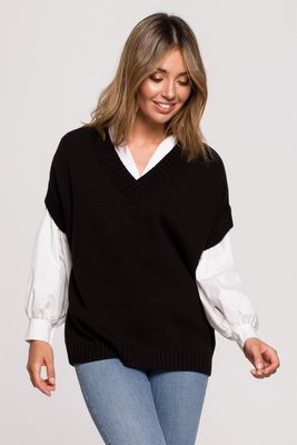 BE Knitwear - Sweter damski na zimę ze sklepu: Cudmoda w kategorii: Swetry damskie - zdjęcie WP-ADS-ZJHDFTVFS_12904