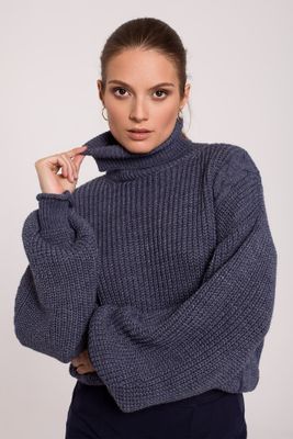 Sweter damski Makover ze sklepu: Cudmoda w kategorii: Swetry damskie - zdjęcie WP-ADS-ZJHDFTVFS_13027