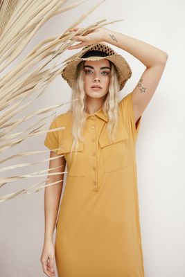 Sukienka wiosenna BeWear ze sklepu: Cudmoda w kategorii: Sukienki - zdjęcie WP-ADS-ZJHDFTVFS_13944