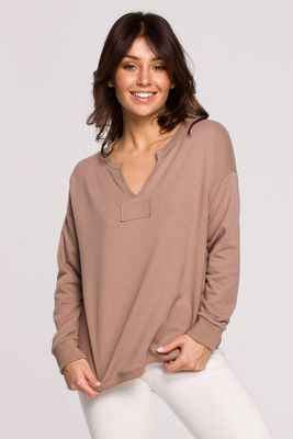 BeWear - Bluza damska casual jesienna ze sklepu: Cudmoda w kategorii: Bluzy damskie - zdjęcie WP-ADS-ZJHDFTVFS_13964