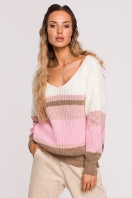 Sweter damski casualowy zimowy Moe ze sklepu: Cudmoda w kategorii: Swetry damskie - zdjęcie WP-ADS-ZJHDFTVFS_14138